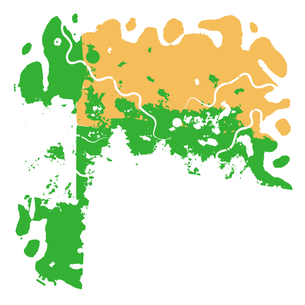 Biome Rust Map: Procedural Map, Size: 6000, Seed: 36459237