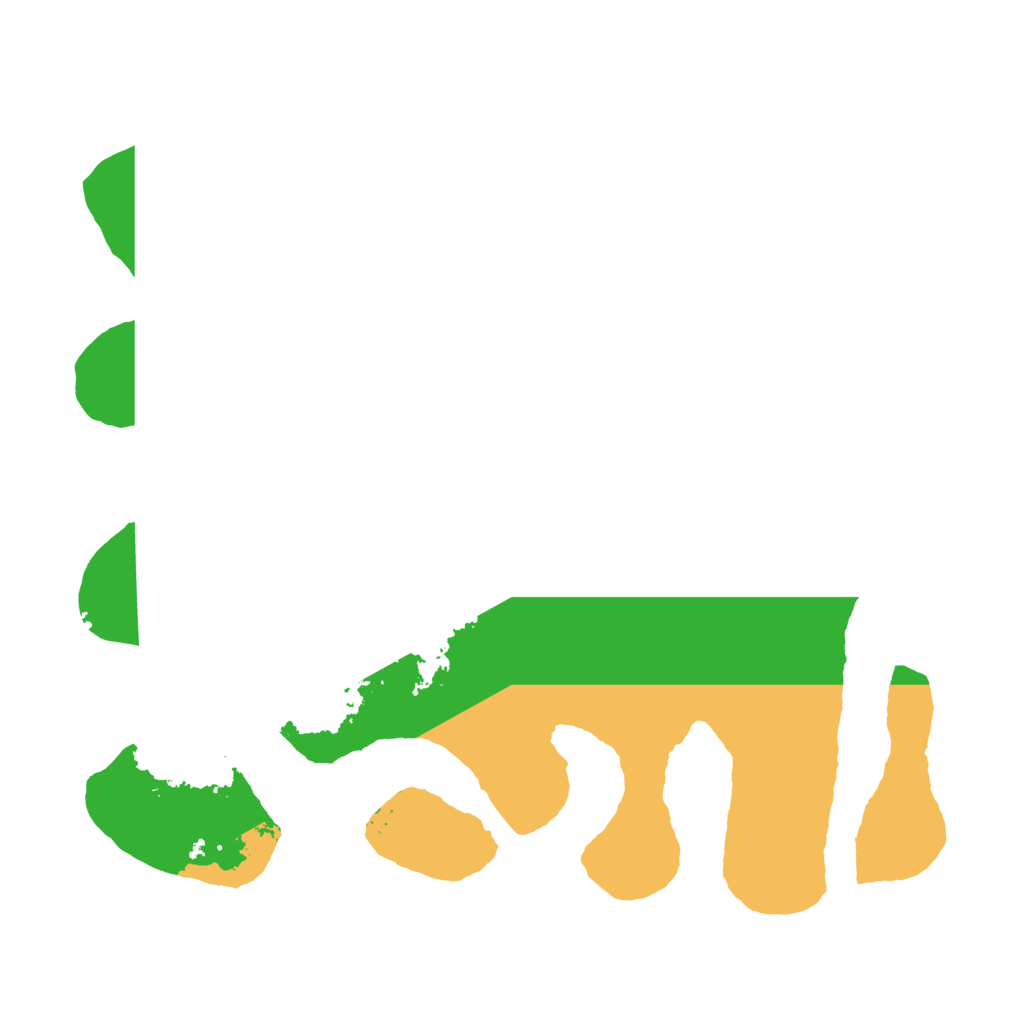 Biome Rust Map: Barren, Size: 3500, Seed: 1265527281