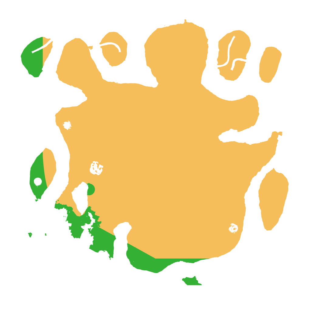 Biome Rust Map: Procedural Map, Size: 3500, Seed: 868652763