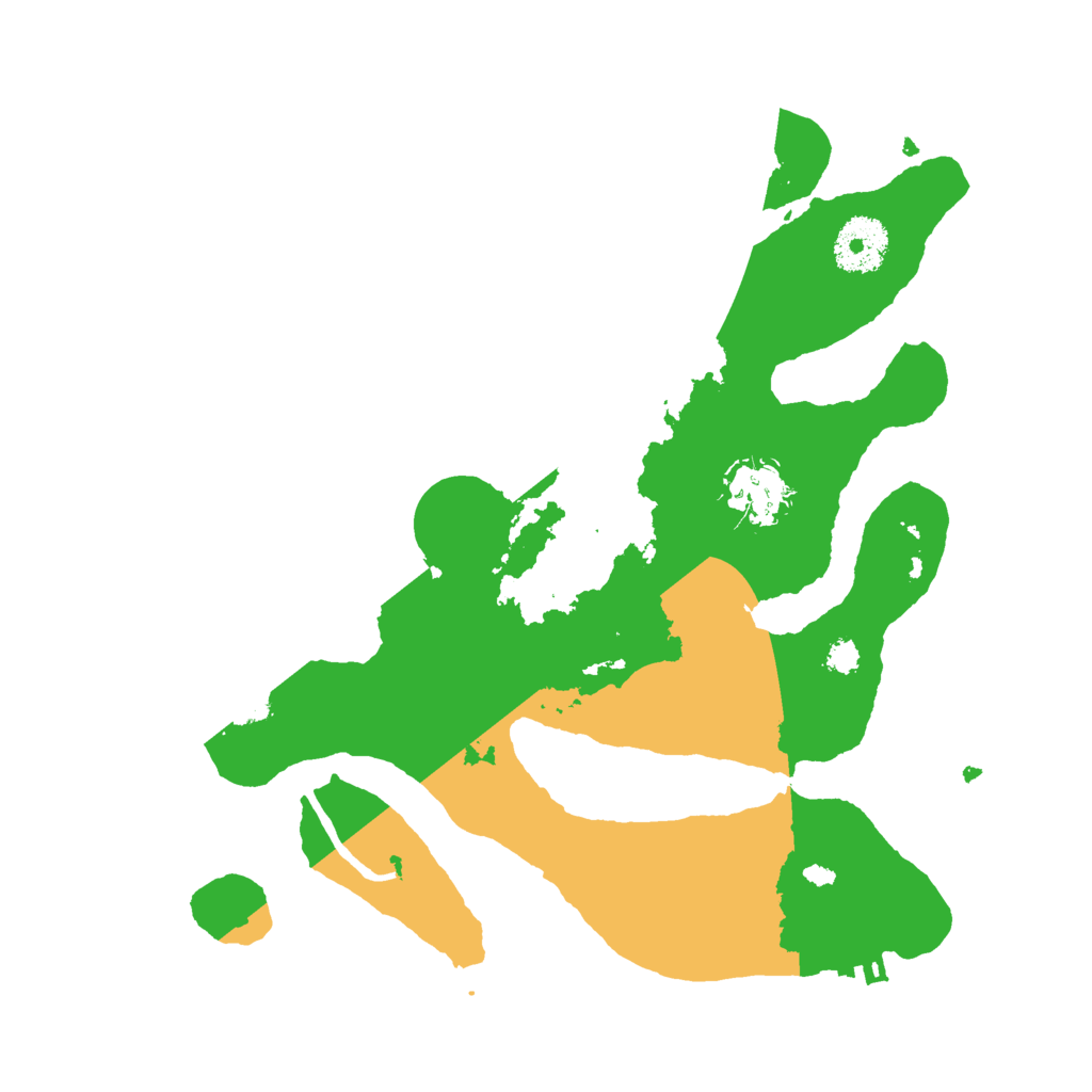 Biome Rust Map: Procedural Map, Size: 3000, Seed: 533500