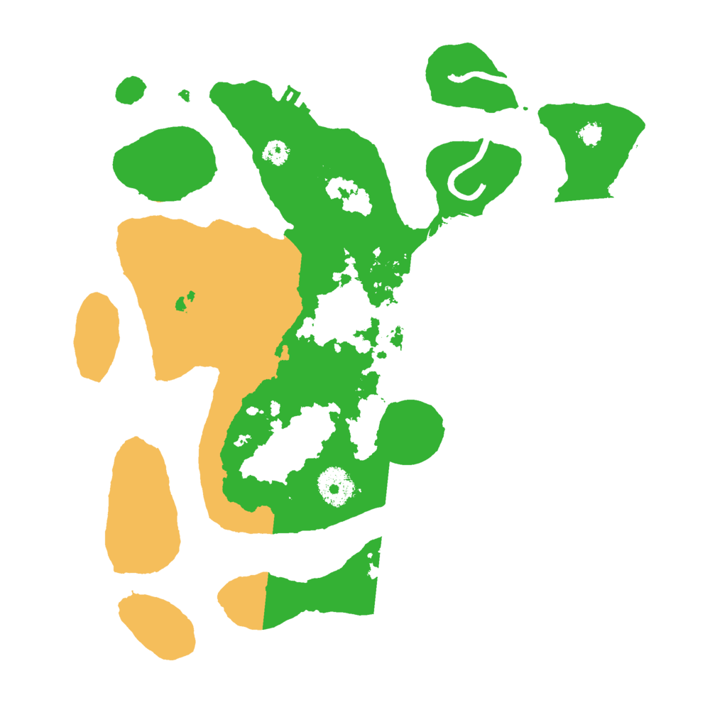 Biome Rust Map: Procedural Map, Size: 3000, Seed: 880989