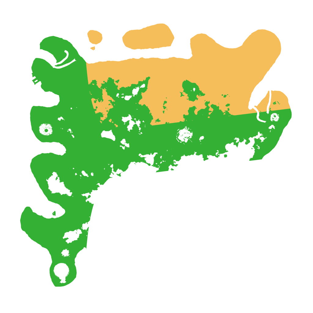 Biome Rust Map: Procedural Map, Size: 3700, Seed: 12013301