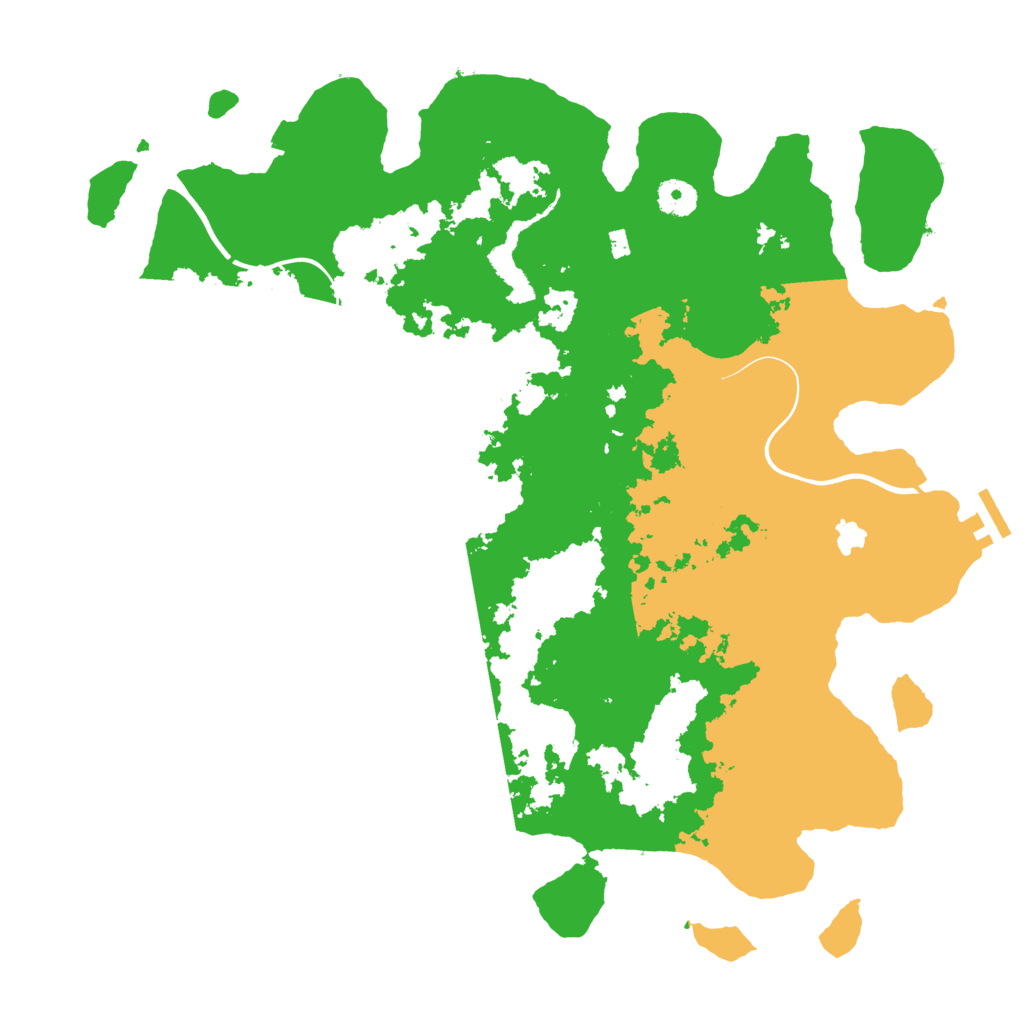 Biome Rust Map: Procedural Map, Size: 4000, Seed: 799701876