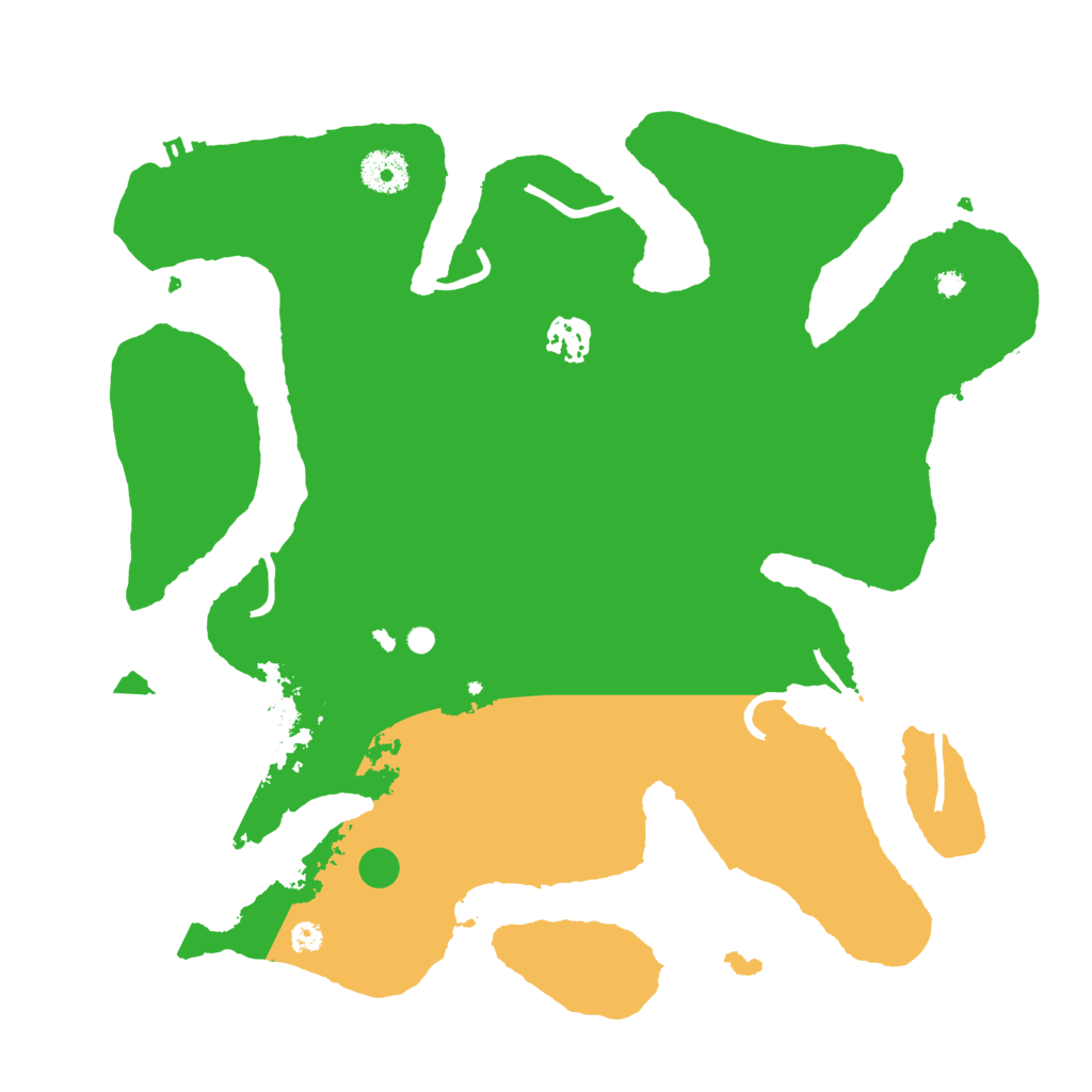 Biome Rust Map: Procedural Map, Size: 3550, Seed: 53356