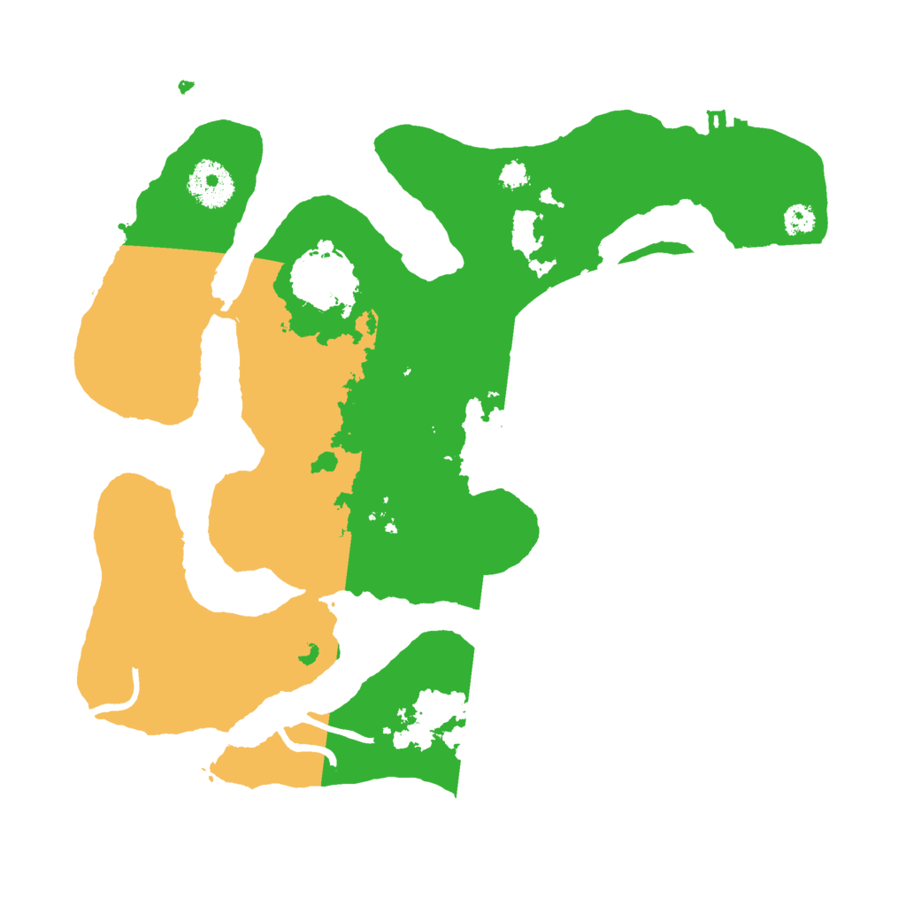 Biome Rust Map: Procedural Map, Size: 3000, Seed: 553137