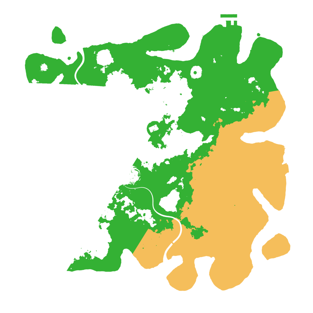 Biome Rust Map: Procedural Map, Size: 3800, Seed: 315924578