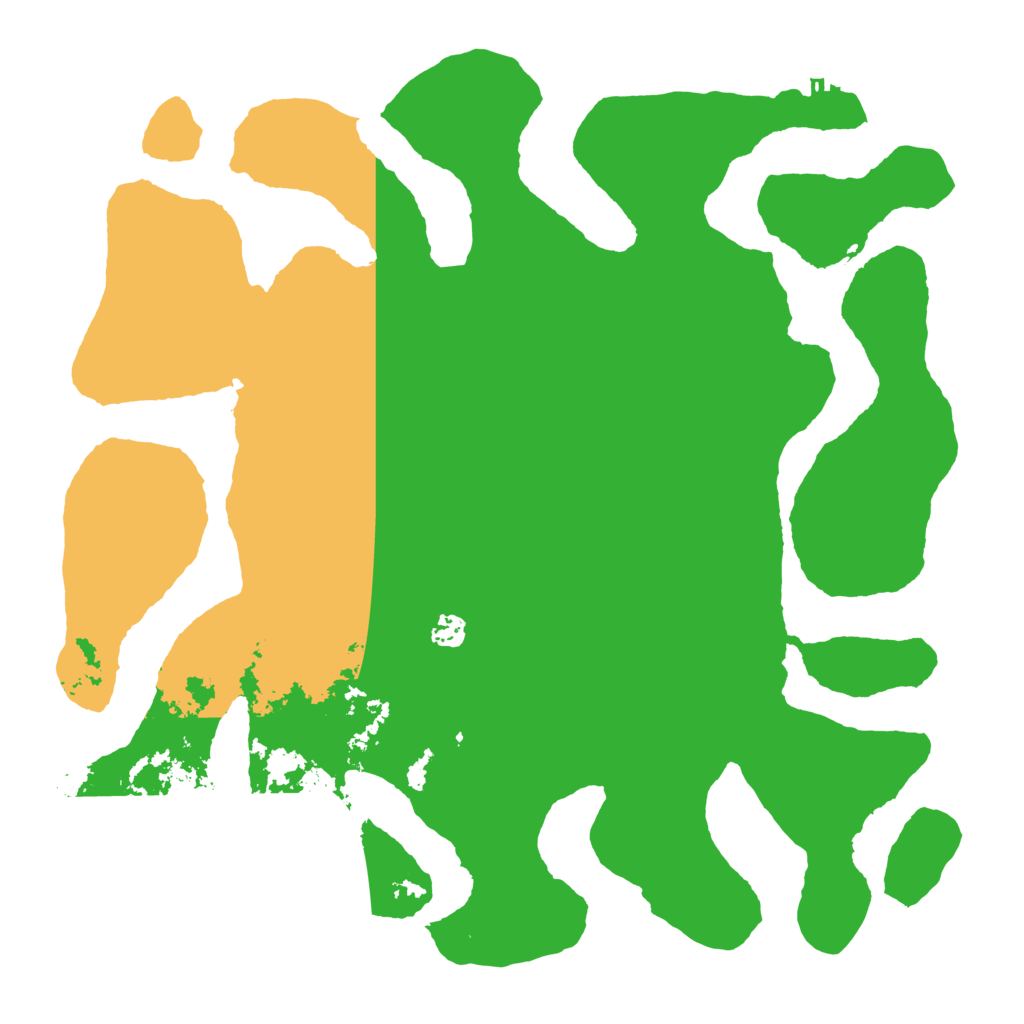 Biome Rust Map: Barren, Size: 4500, Seed: 995029316