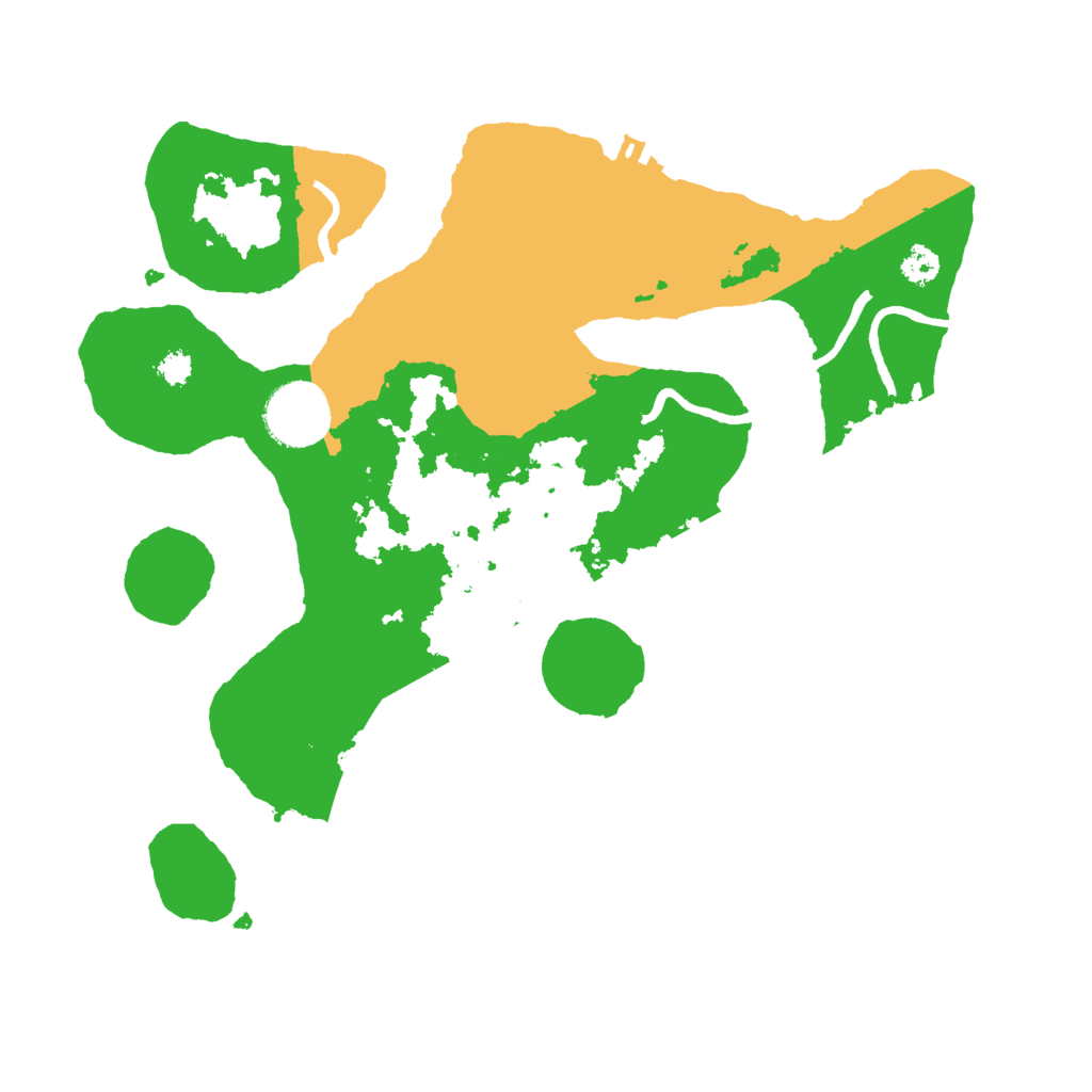 Biome Rust Map: Procedural Map, Size: 3000, Seed: 864278