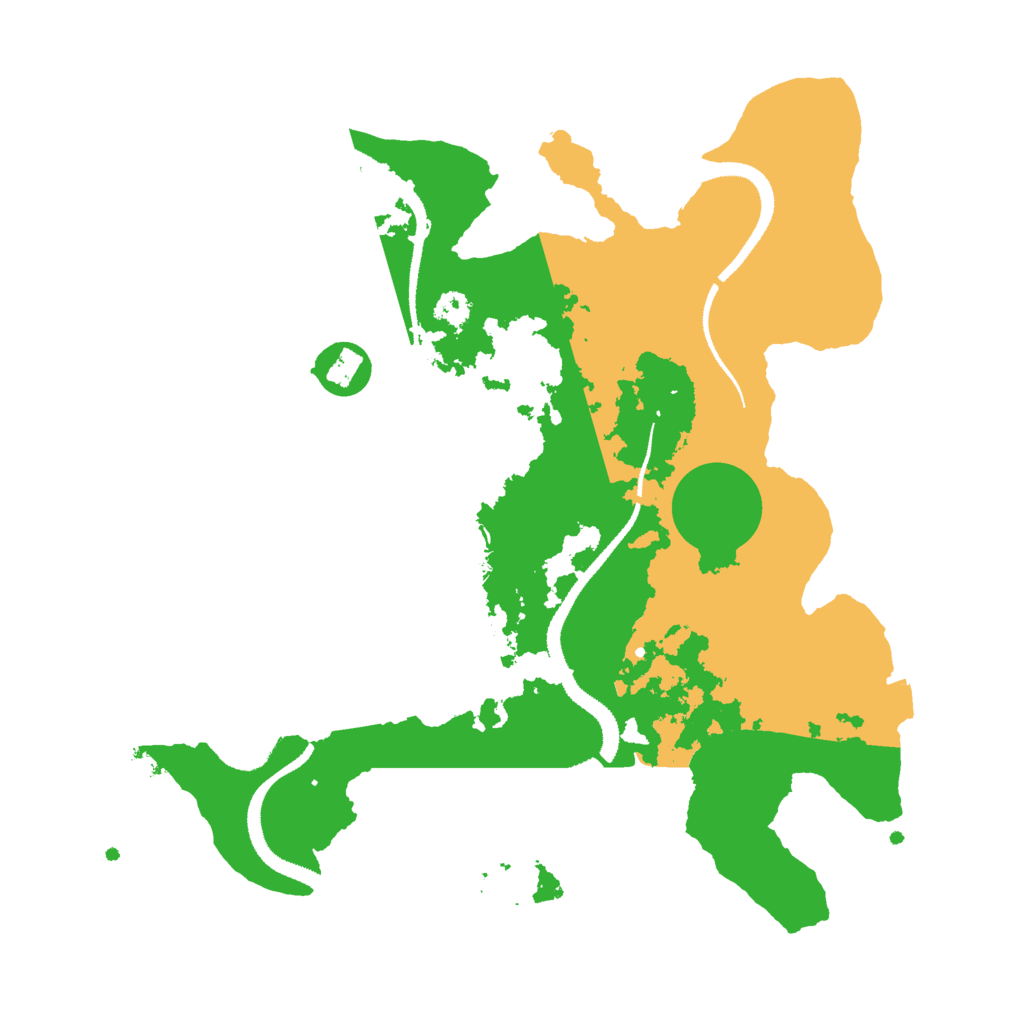 Biome Rust Map: Procedural Map, Size: 3000, Seed: 338173