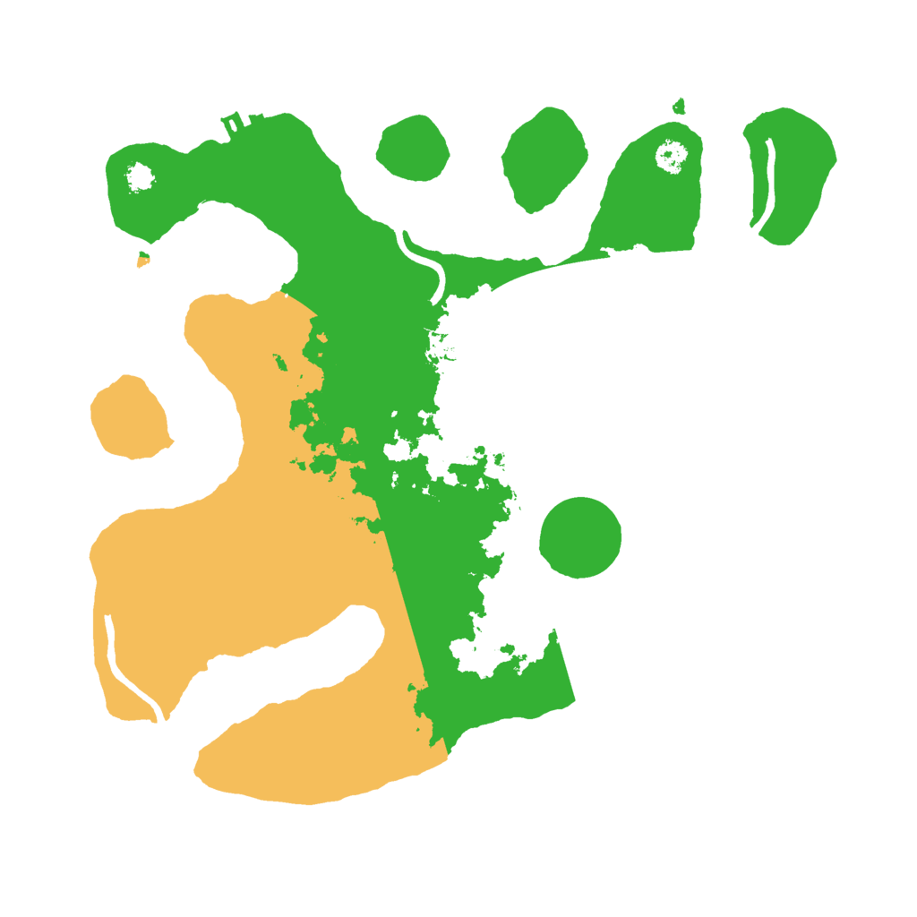Biome Rust Map: Procedural Map, Size: 3000, Seed: 743241075