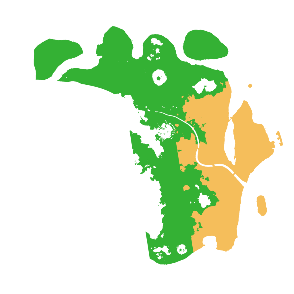 Biome Rust Map: Procedural Map, Size: 3000, Seed: 454063