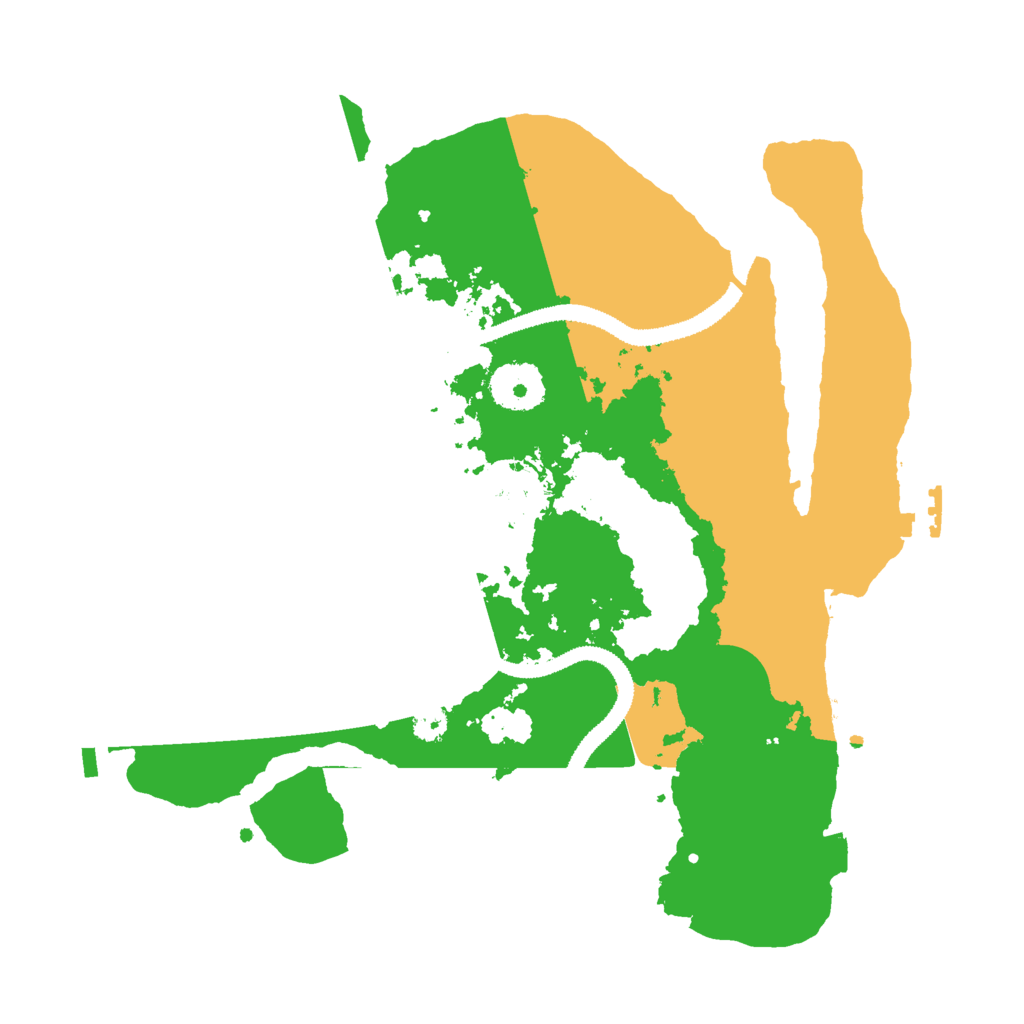 Biome Rust Map: Procedural Map, Size: 3000, Seed: 660252