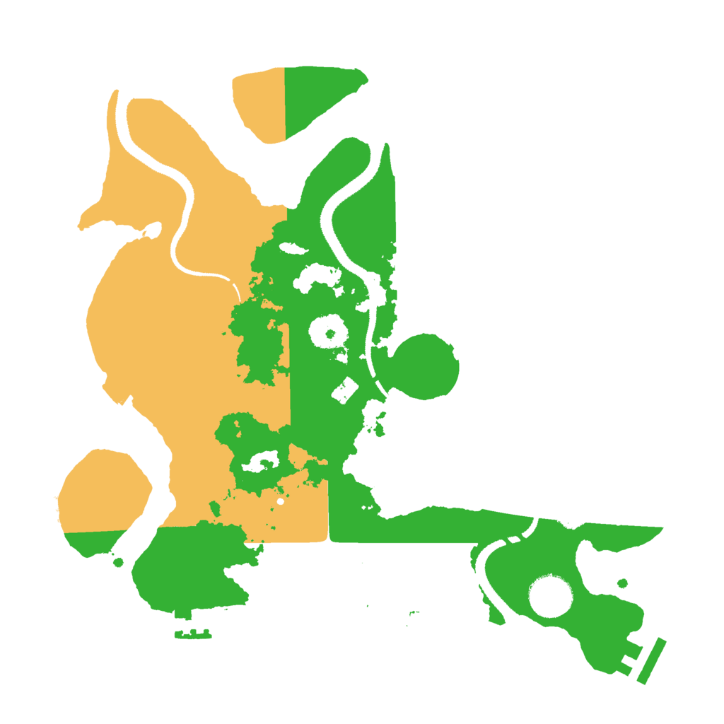 Biome Rust Map: Procedural Map, Size: 3000, Seed: 304718