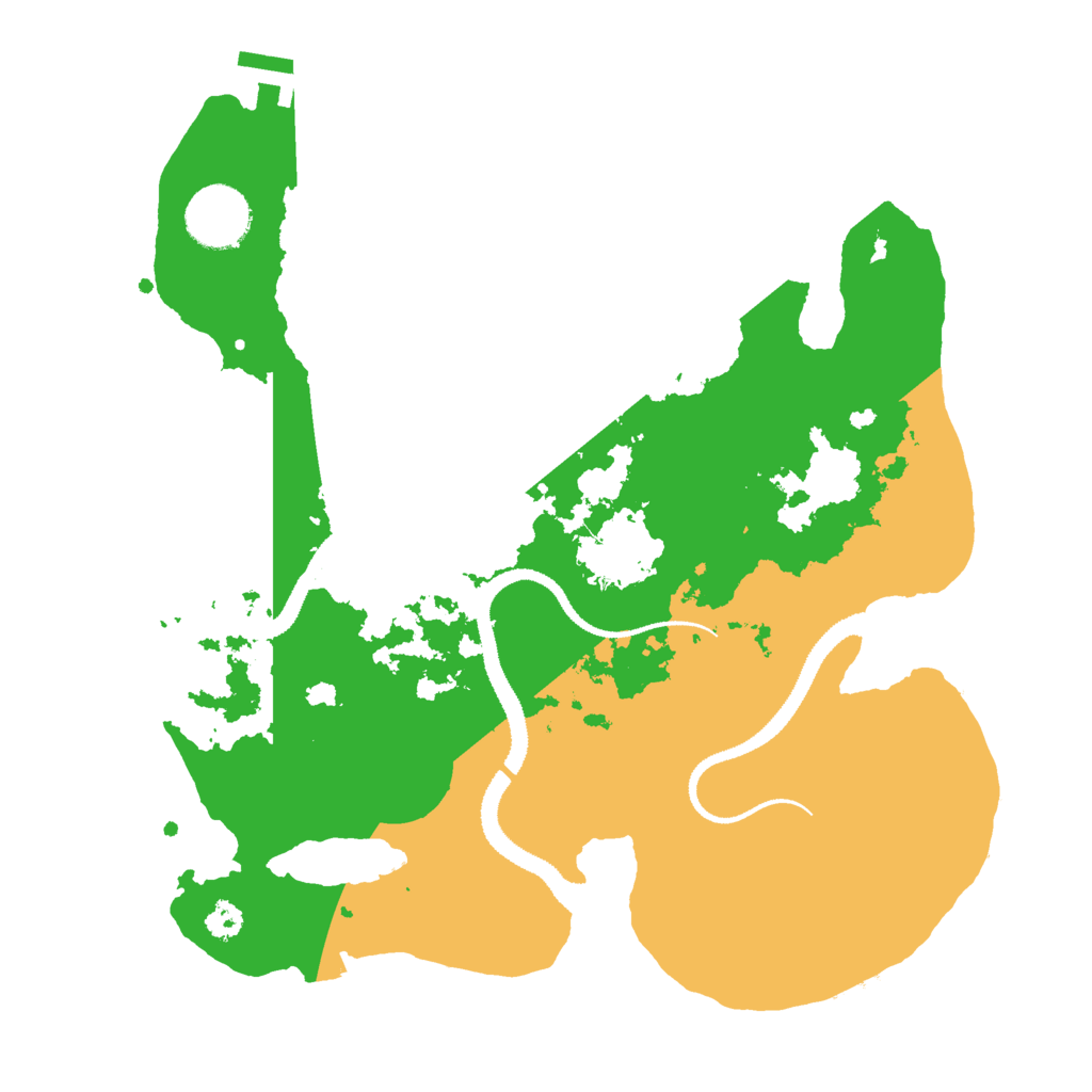 Biome Rust Map: Procedural Map, Size: 3000, Seed: 236646