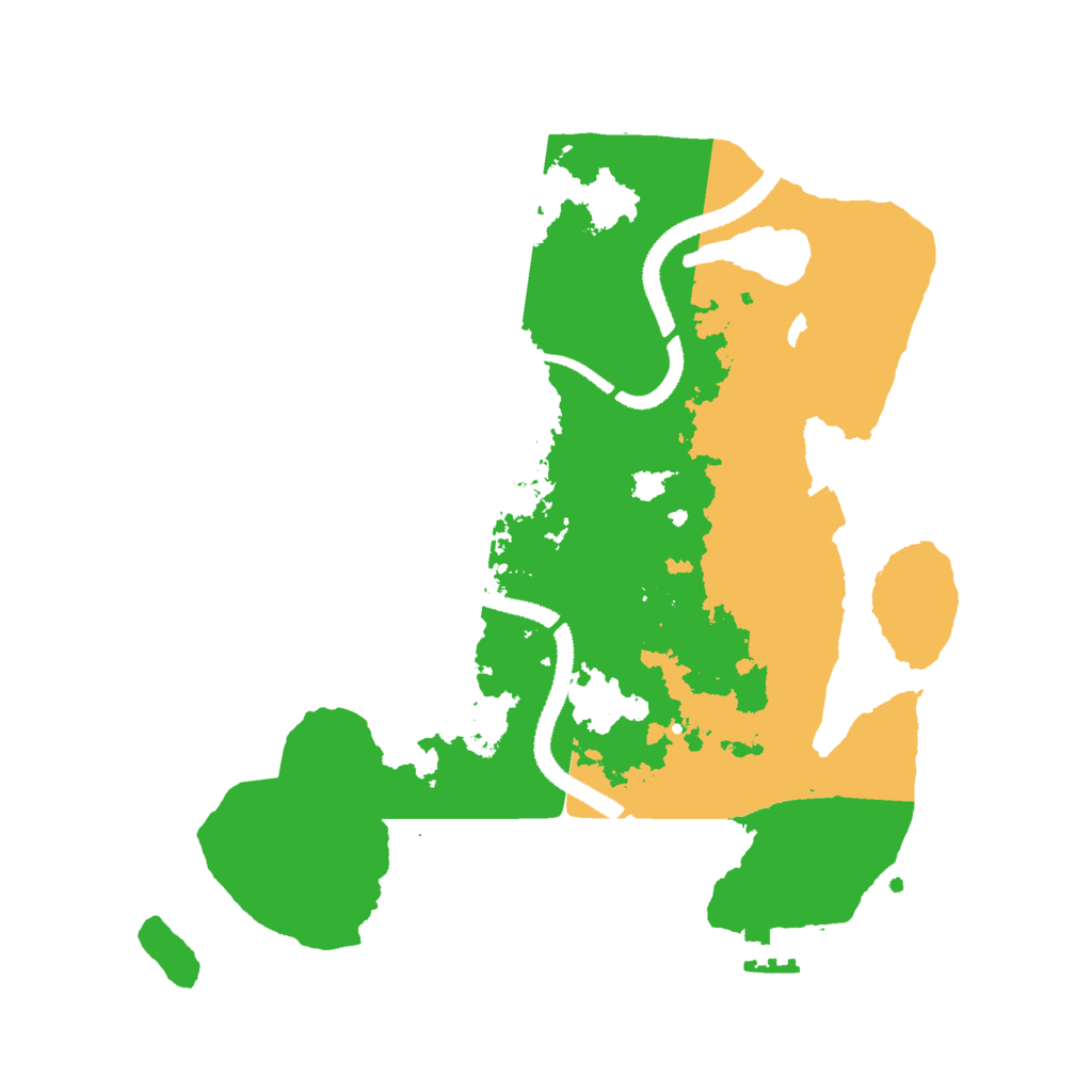 Biome Rust Map: Procedural Map, Size: 3000, Seed: 359165