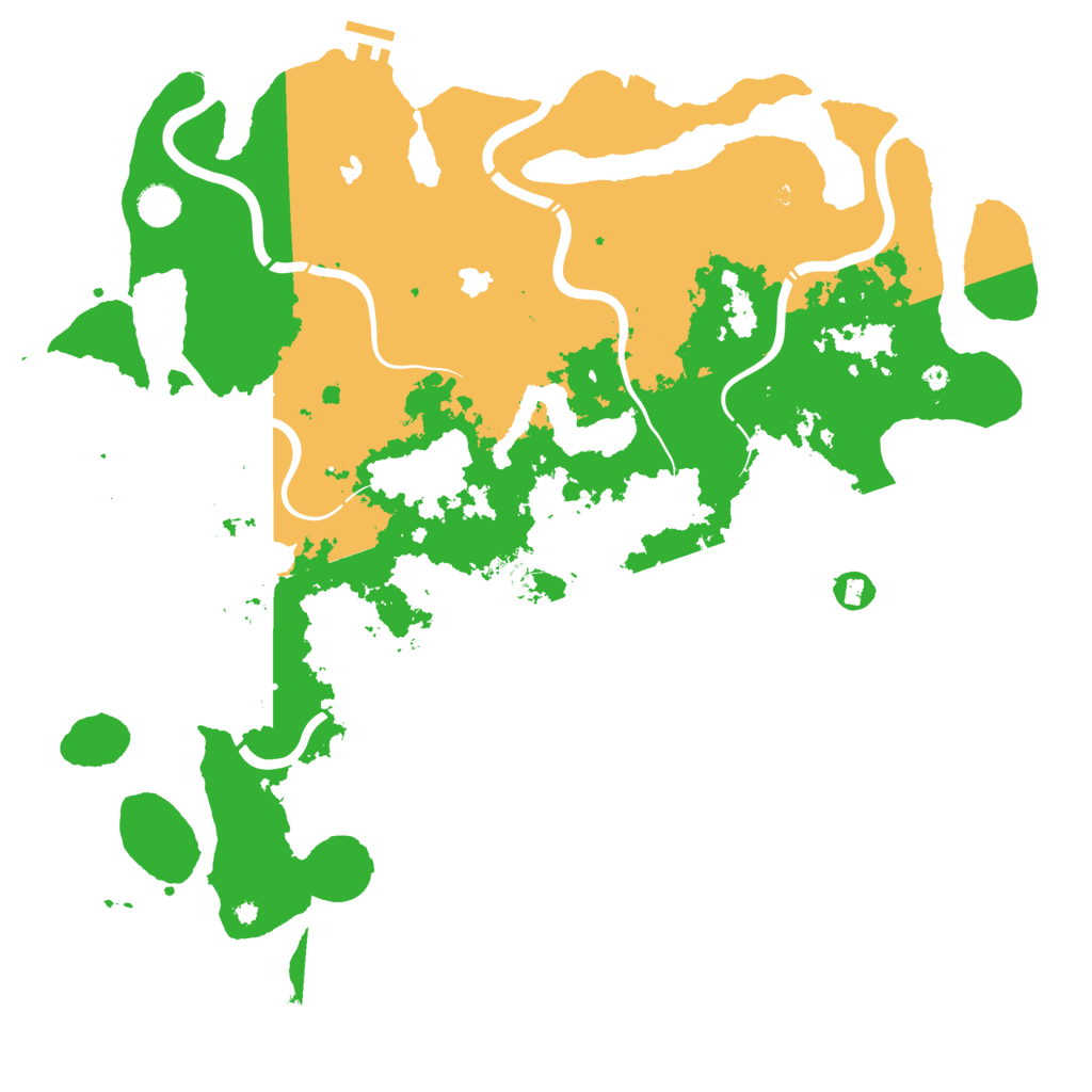 Biome Rust Map: Procedural Map, Size: 4500, Seed: 382
