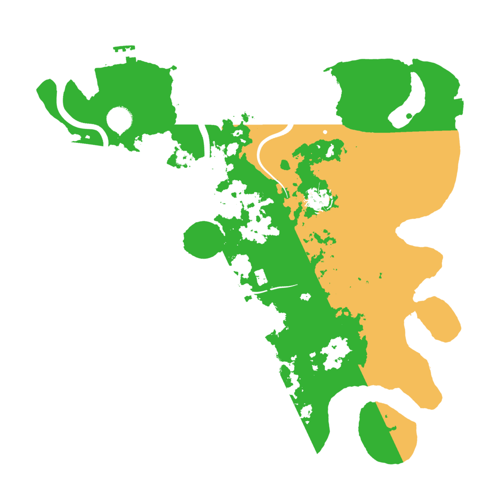 Biome Rust Map: Procedural Map, Size: 3500, Seed: 1637094455