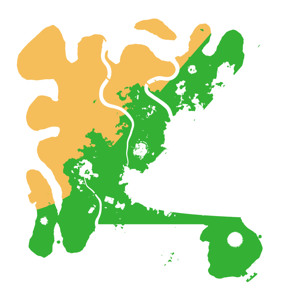 Biome Rust Map: Procedural Map, Size: 3500, Seed: 549875369