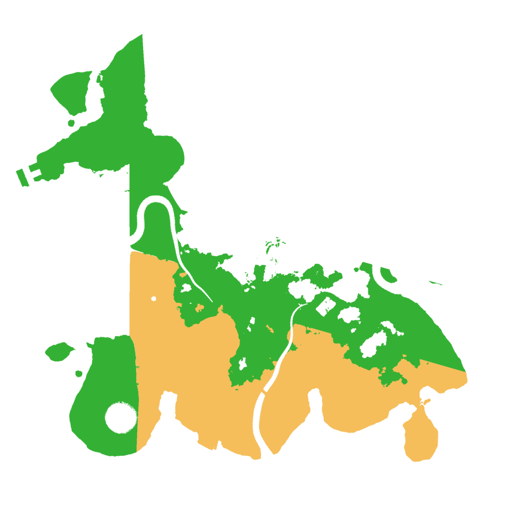 Biome Rust Map: Procedural Map, Size: 3000, Seed: 418058