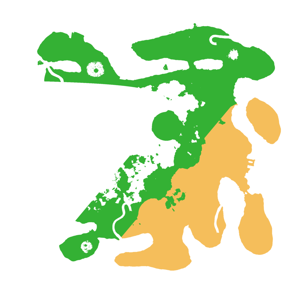 Biome Rust Map: Procedural Map, Size: 2800, Seed: 223435