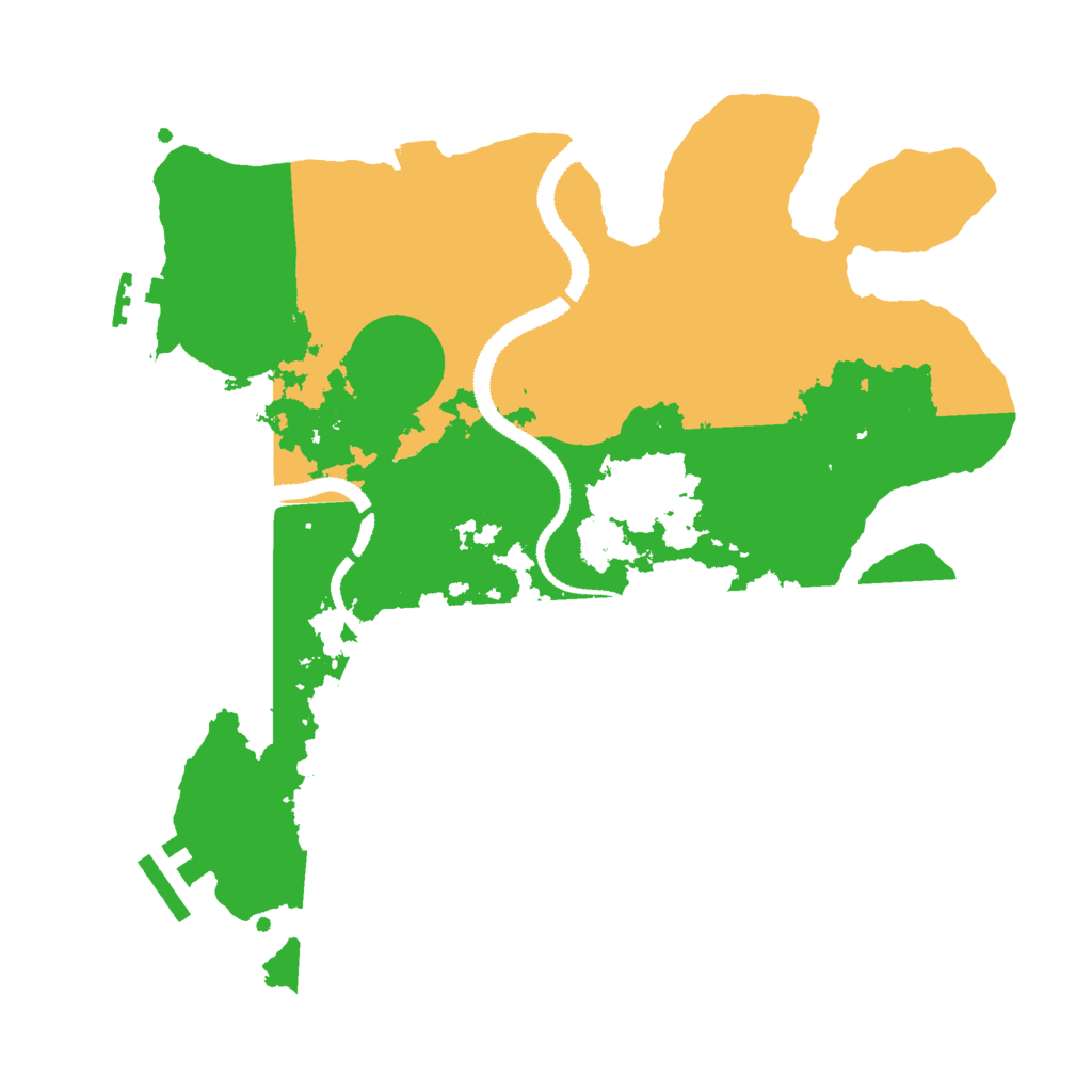 Biome Rust Map: Procedural Map, Size: 3000, Seed: 231304