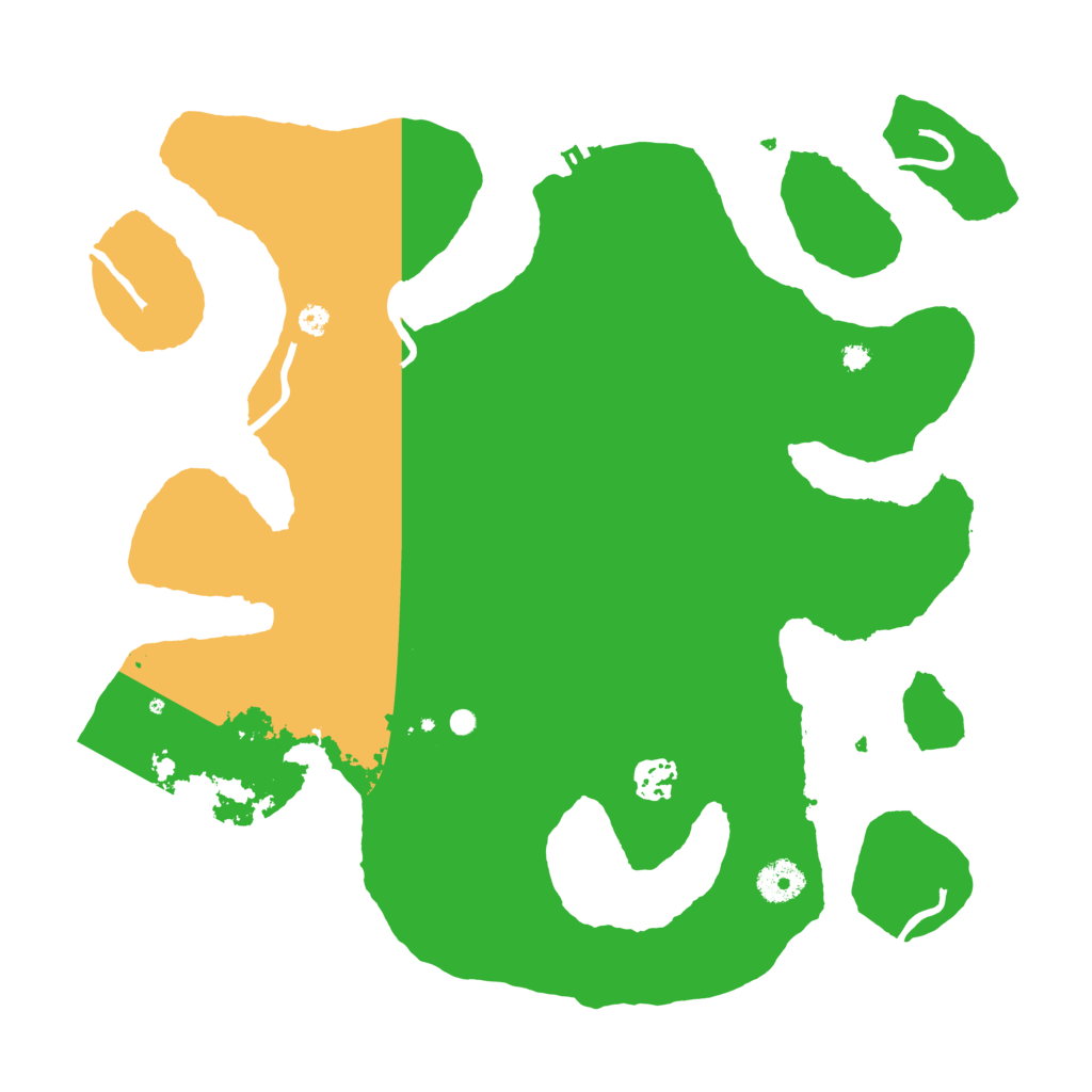 Biome Rust Map: Procedural Map, Size: 3700, Seed: 267396973