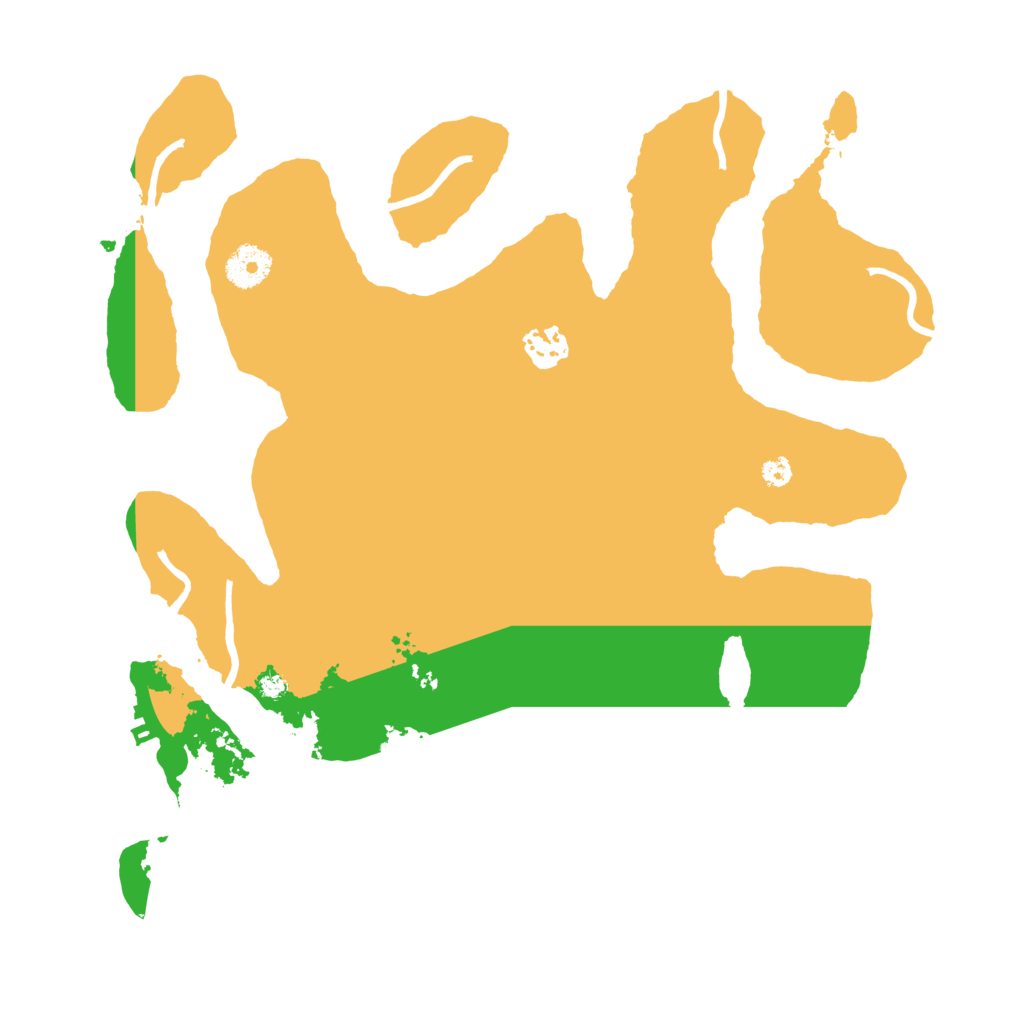 Biome Rust Map: Procedural Map, Size: 3550, Seed: 305005