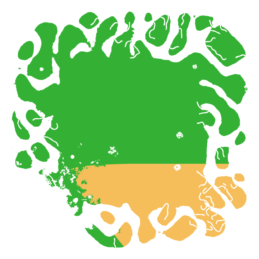 Biome Rust Map: Procedural Map, Size: 6000, Seed: 54321