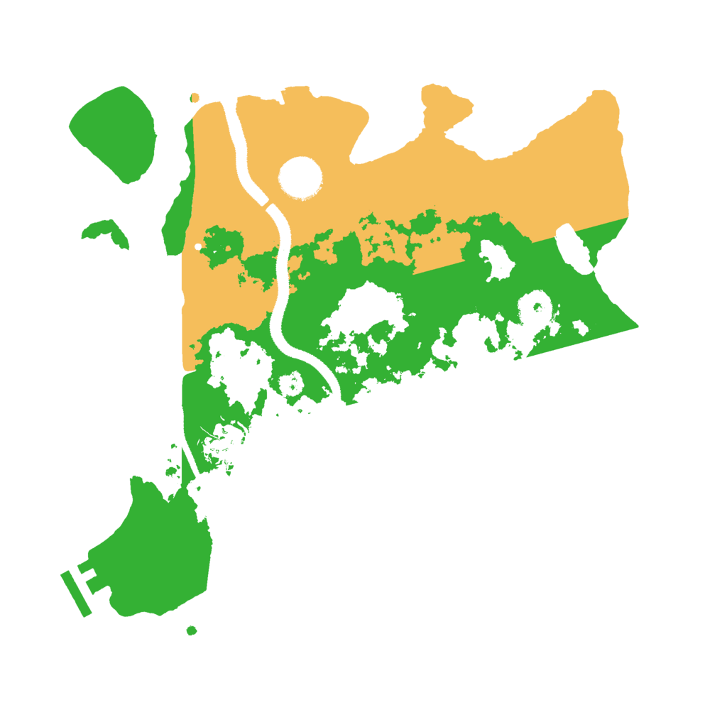 Biome Rust Map: Procedural Map, Size: 3000, Seed: 760645237