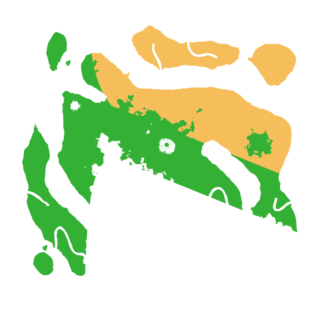 Biome Rust Map: Procedural Map, Size: 3000, Seed: 5721299