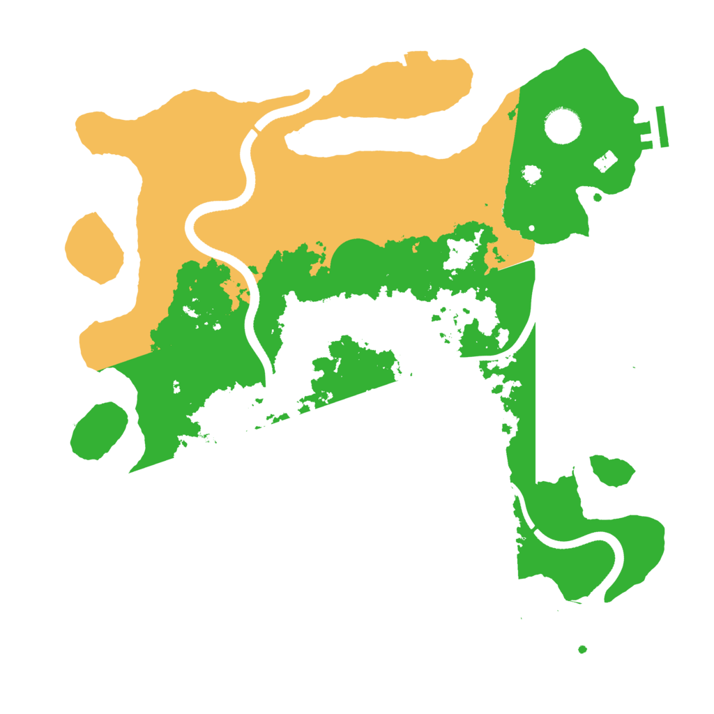Biome Rust Map: Procedural Map, Size: 3500, Seed: 1152967476