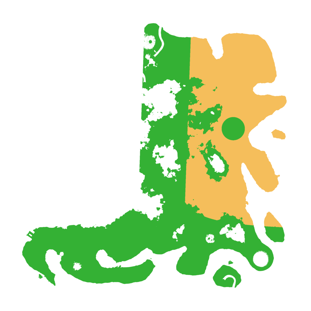 Biome Rust Map: Procedural Map, Size: 3550, Seed: 51545