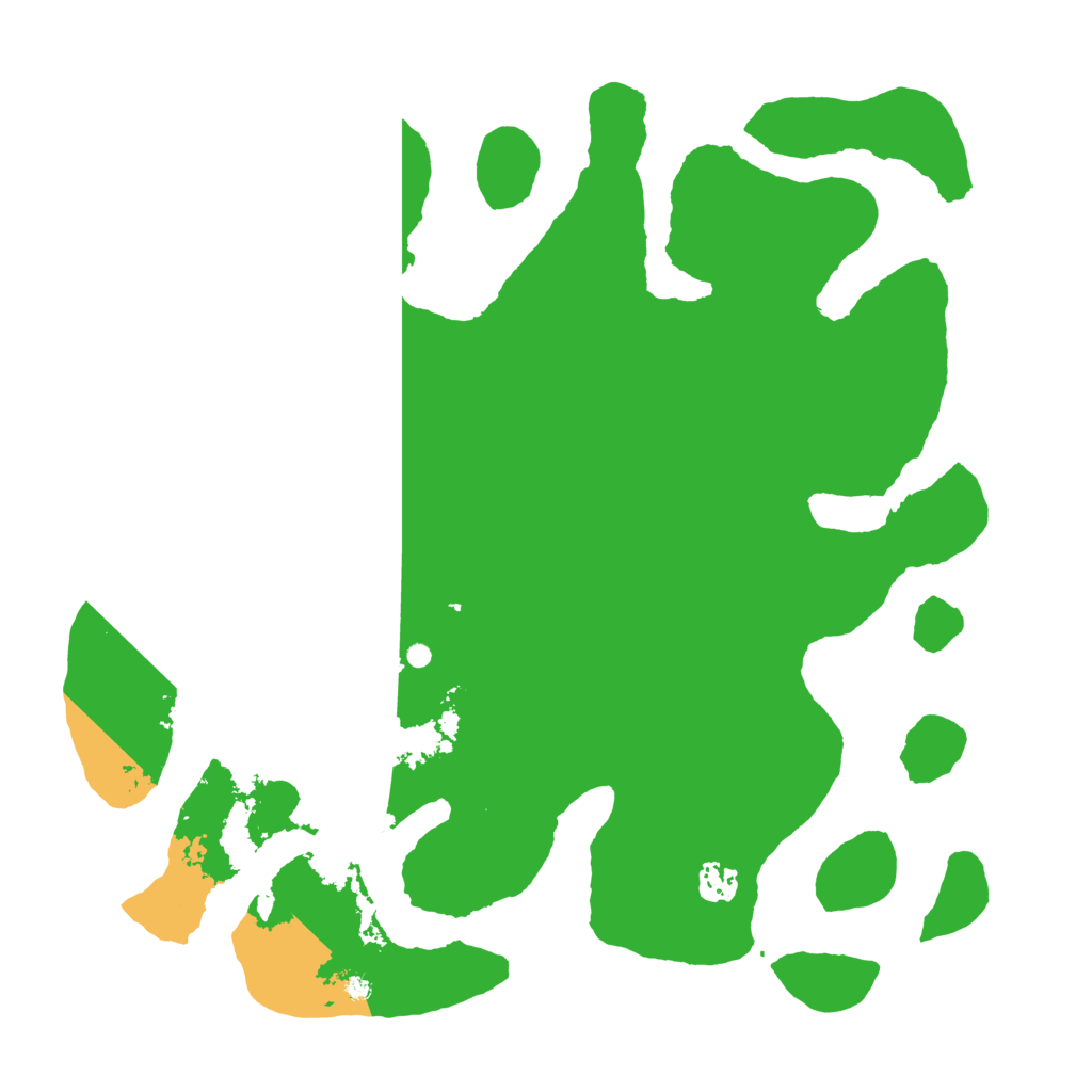 Biome Rust Map: Barren, Size: 4000, Seed: 7671064