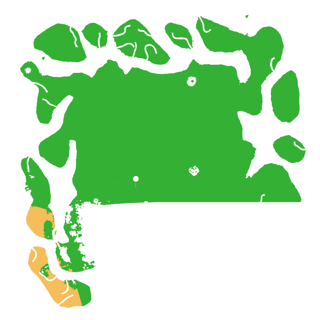 Biome Rust Map: Procedural Map, Size: 5000, Seed: 151563