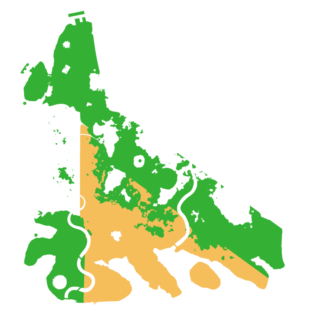 Biome Rust Map: Procedural Map, Size: 4000, Seed: 191338