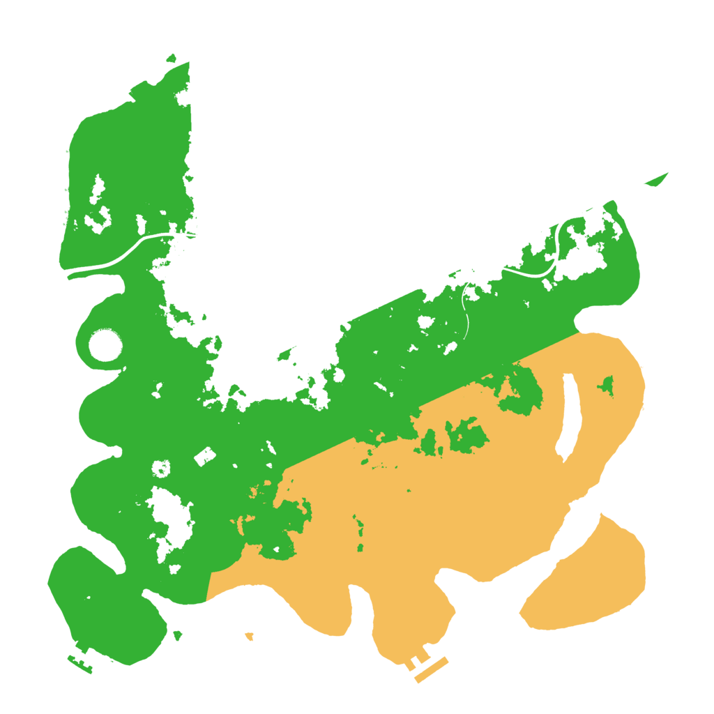 Biome Rust Map: Procedural Map, Size: 3850, Seed: 810399386
