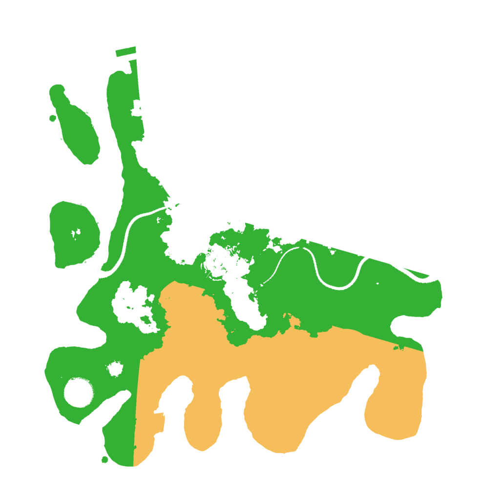 Biome Rust Map: Procedural Map, Size: 3000, Seed: 283192