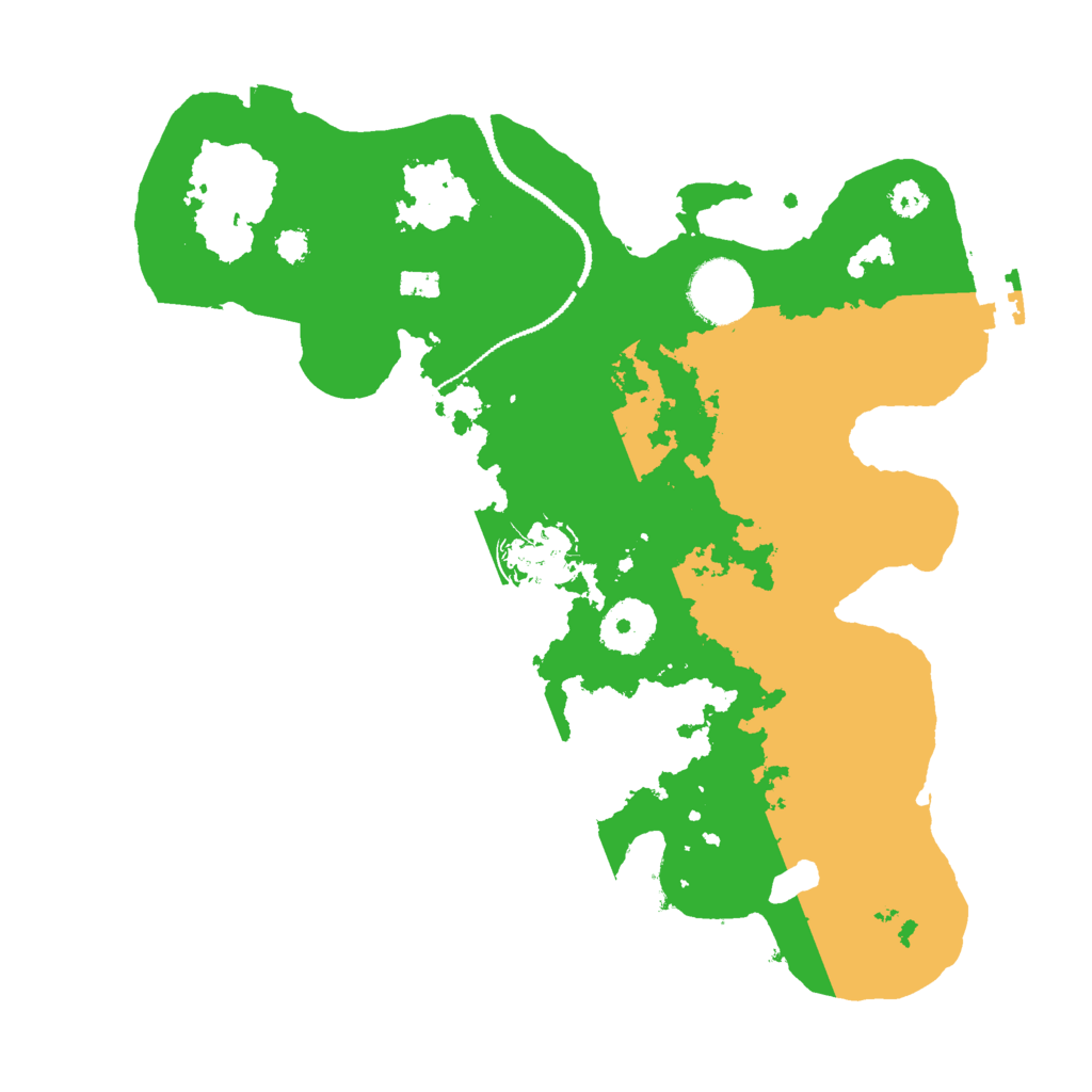 Biome Rust Map: Procedural Map, Size: 3000, Seed: 981050