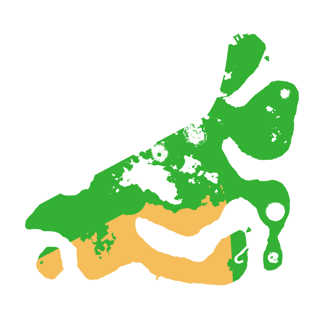 Biome Rust Map: Procedural Map, Size: 3000, Seed: 208890954