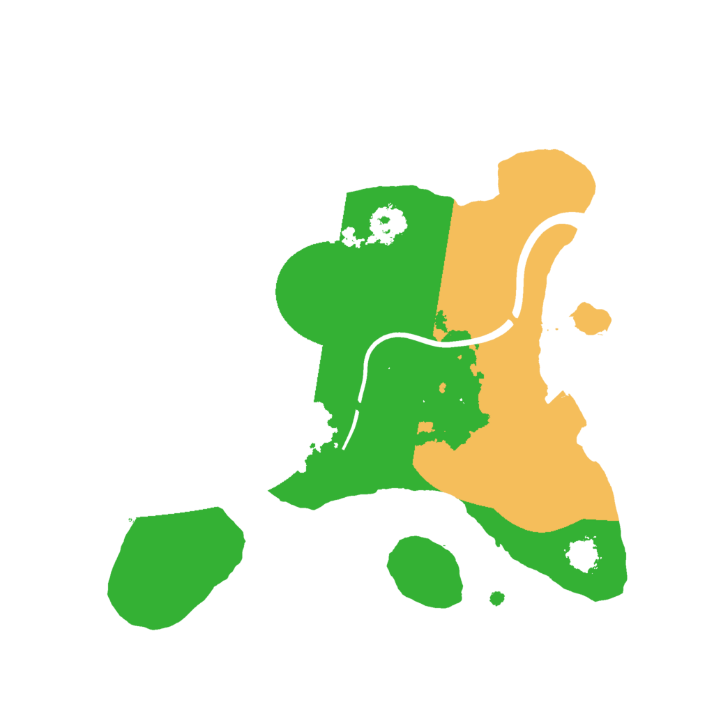 Biome Rust Map: Procedural Map, Size: 2000, Seed: 31530