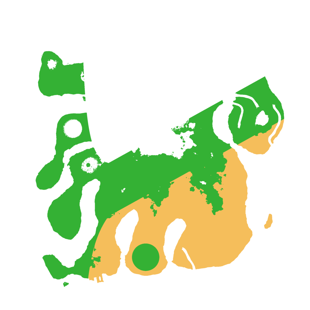 Biome Rust Map: Procedural Map, Size: 3000, Seed: 268946