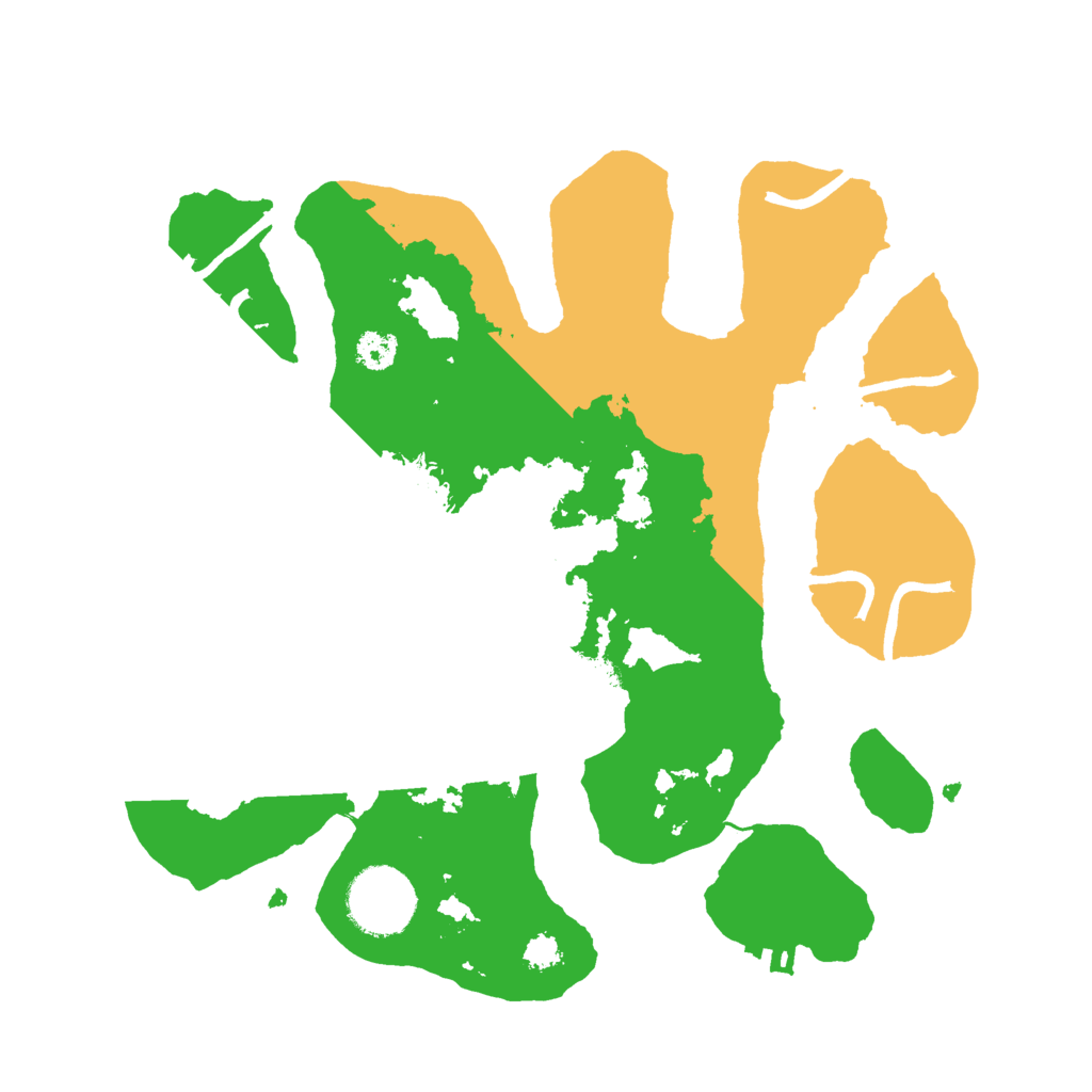Biome Rust Map: Procedural Map, Size: 2800, Seed: 7270000