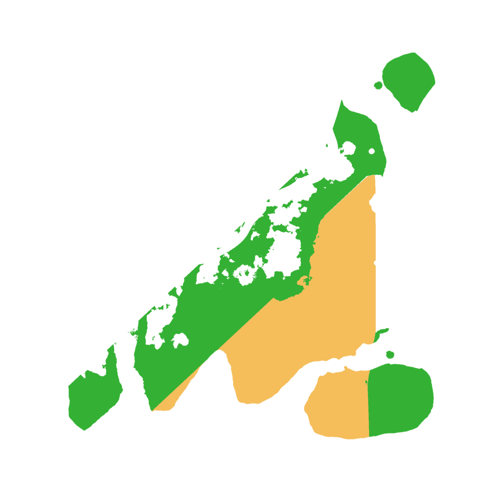 Biome Rust Map: Procedural Map, Size: 2500, Seed: 25344262