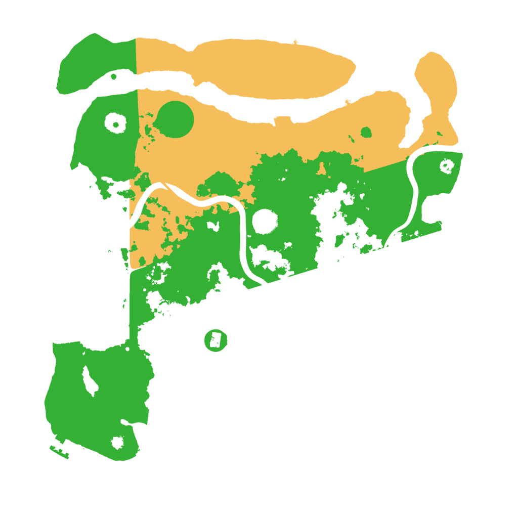 Biome Rust Map: Procedural Map, Size: 3675, Seed: 26245234