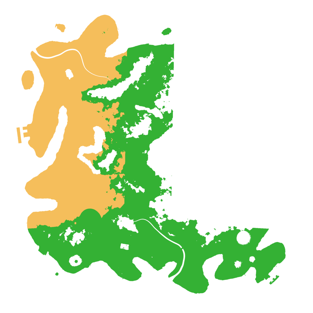 Biome Rust Map: Procedural Map, Size: 4000, Seed: 9915
