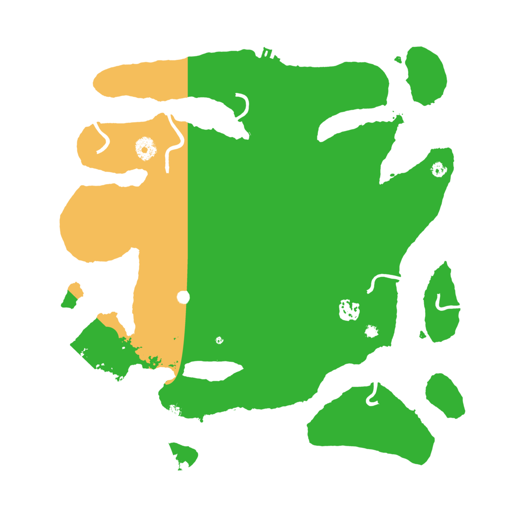 Biome Rust Map: Procedural Map, Size: 3500, Seed: 1633