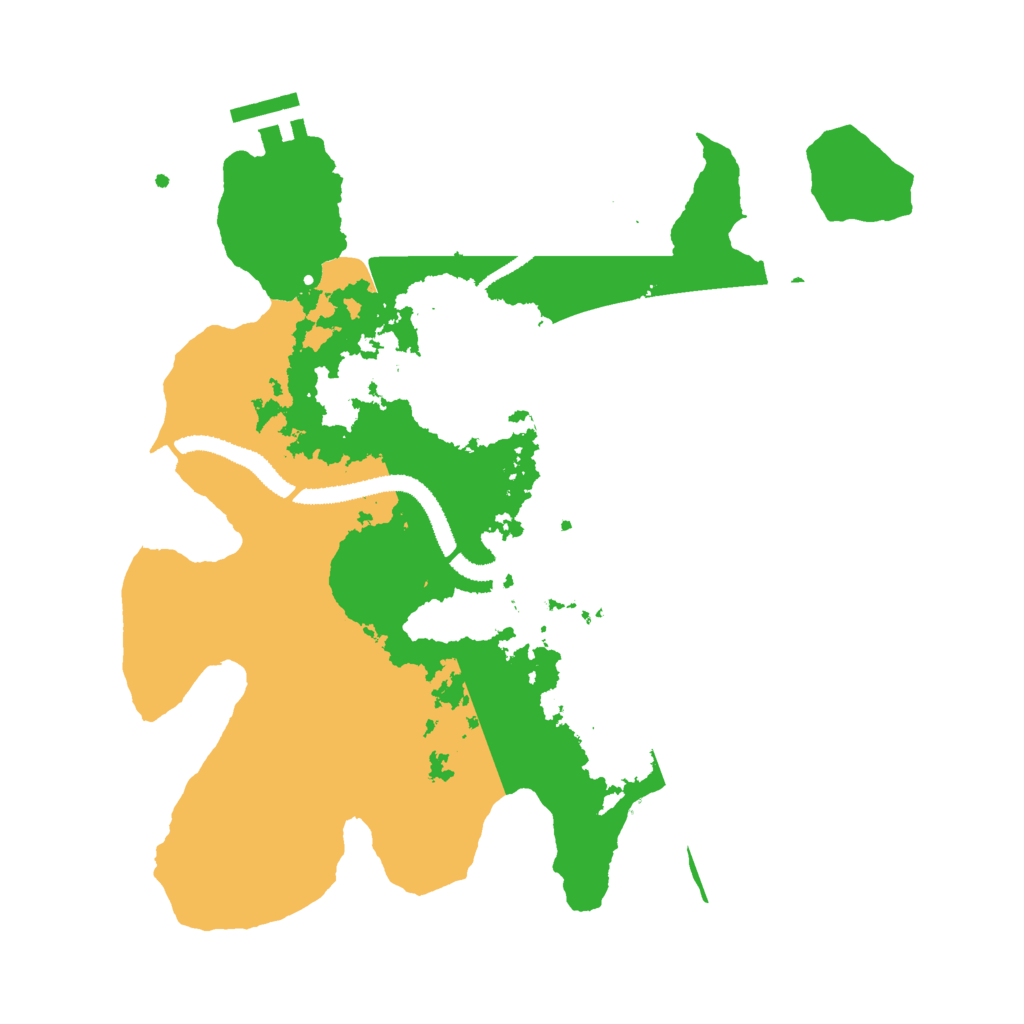 Biome Rust Map: Procedural Map, Size: 3000, Seed: 969112