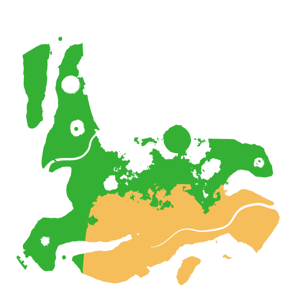 Biome Rust Map: Procedural Map, Size: 3000, Seed: 2429846