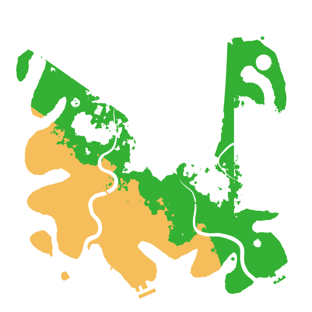 Biome Rust Map: Procedural Map, Size: 3500, Seed: 1632952