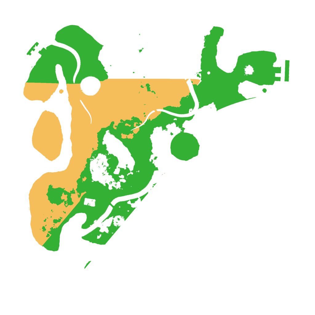 Biome Rust Map: Procedural Map, Size: 3000, Seed: 463595